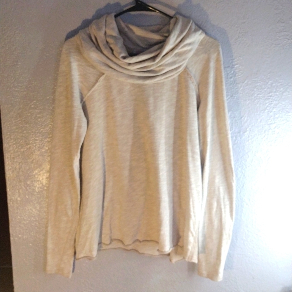 Free People Beach Cocoon Crowl Neck Top Coastal M